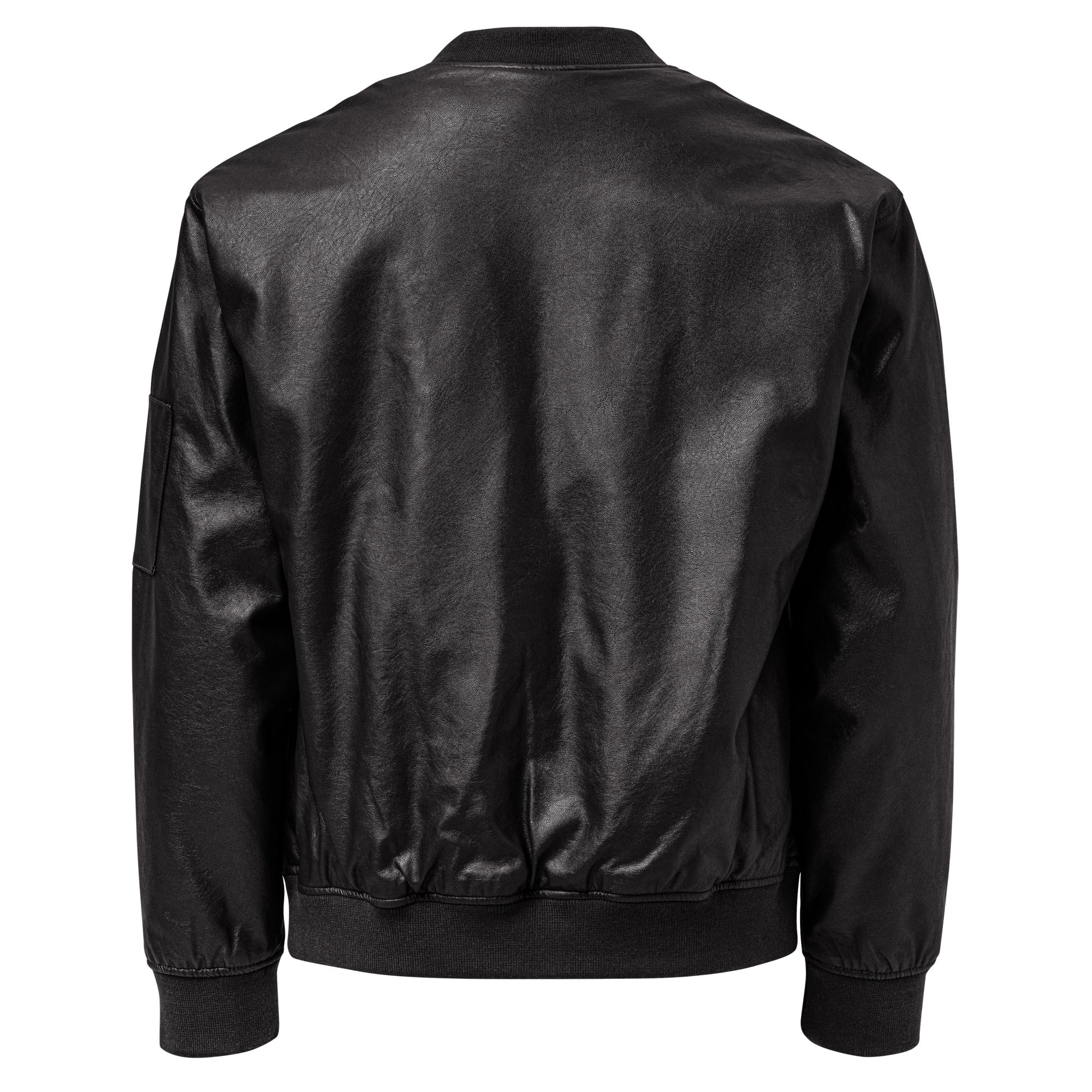 Leather Bomber Jacket